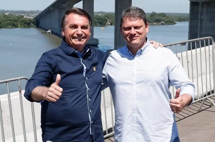 O encontro de Tarcísio e Bolsonaro em Brasília Portal Cidade News